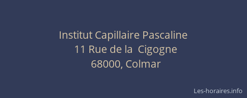 Institut Capillaire Pascaline