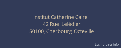 Institut Catherine Caire