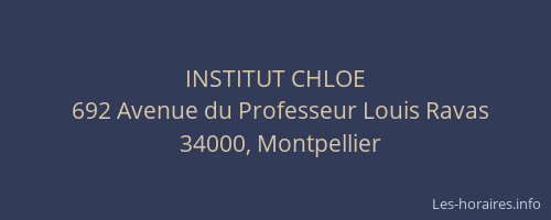 INSTITUT CHLOE