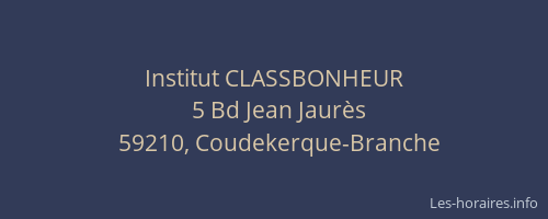 Institut CLASSBONHEUR