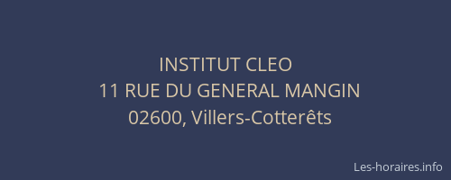 INSTITUT CLEO