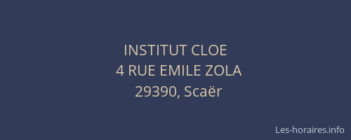 INSTITUT CLOE