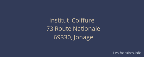 Institut  Coiffure