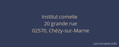 Institut comelie