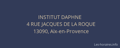 INSTITUT DAPHNE
