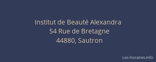 Institut de Beauté Alexandra