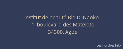 Institut de beauté Bio Di Naoko