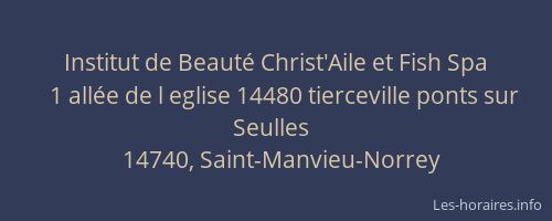 Institut de Beauté Christ'Aile et Fish Spa