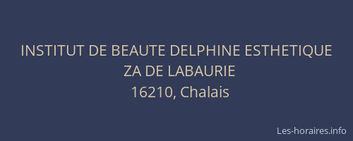 INSTITUT DE BEAUTE DELPHINE ESTHETIQUE