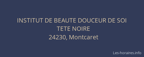 INSTITUT DE BEAUTE DOUCEUR DE SOI