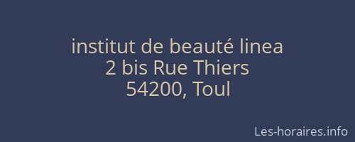 institut de beauté linea