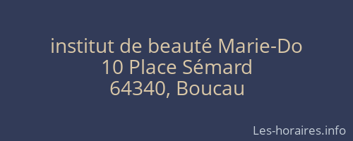 institut de beauté Marie-Do