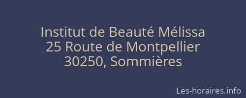 Institut de Beauté Mélissa