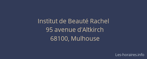 Institut de Beauté Rachel