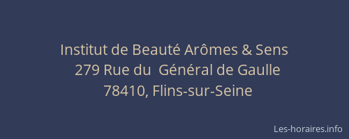 Institut de Beauté Arômes & Sens