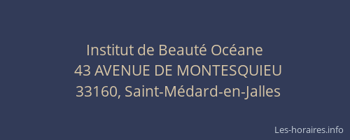 Institut de Beauté Océane