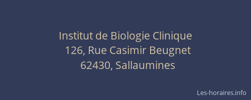 Institut de Biologie Clinique