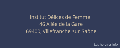 Institut Délices de Femme