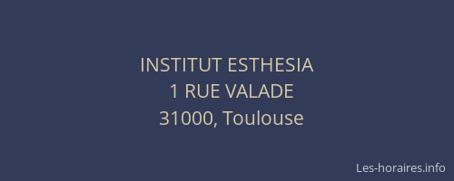 INSTITUT ESTHESIA