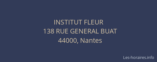INSTITUT FLEUR