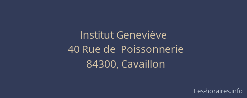 Institut Geneviève