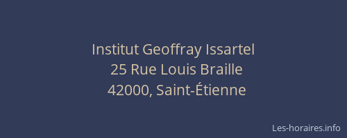 Institut Geoffray Issartel
