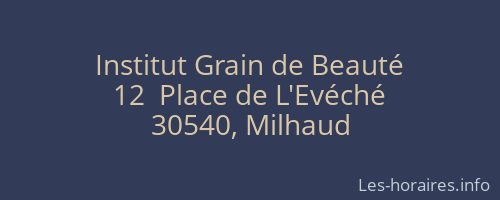 Institut Grain de Beauté