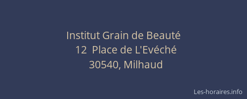 Institut Grain de Beauté