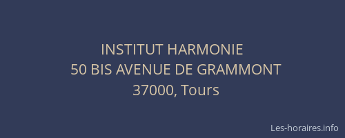INSTITUT HARMONIE