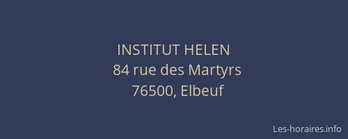 INSTITUT HELEN