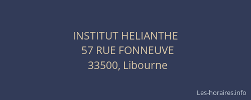 INSTITUT HELIANTHE