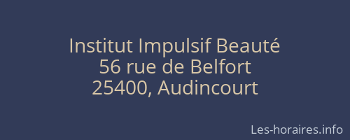 Institut Impulsif Beauté