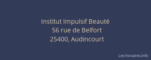 Institut Impulsif Beauté
