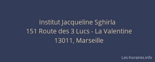 Institut Jacqueline Sghirla