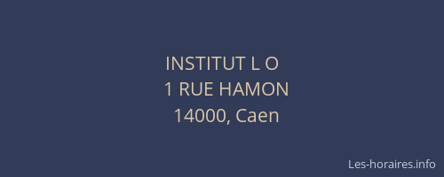 INSTITUT L O