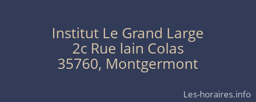 Institut Le Grand Large