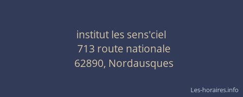 institut les sens'ciel