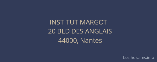 INSTITUT MARGOT