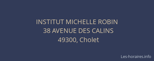 INSTITUT MICHELLE ROBIN