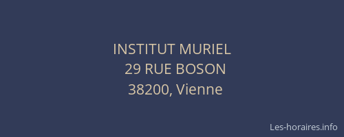 INSTITUT MURIEL
