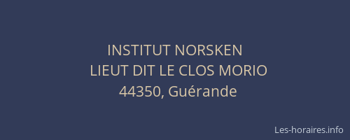INSTITUT NORSKEN