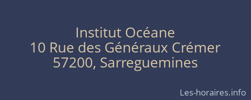 Institut Océane