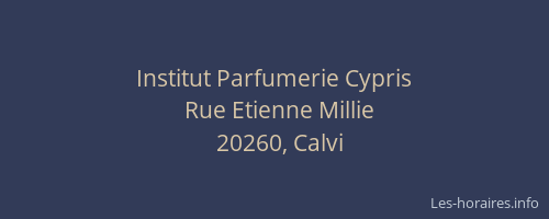 Institut Parfumerie Cypris