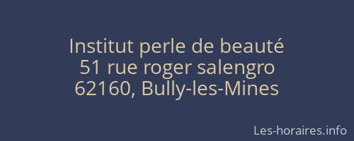 Institut perle de beauté