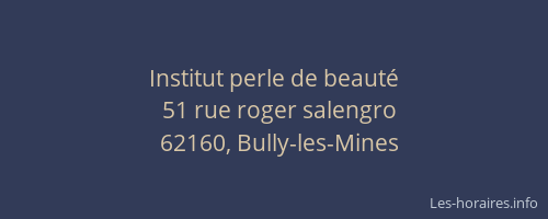 Institut perle de beauté