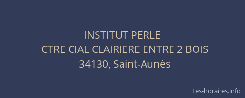 INSTITUT PERLE