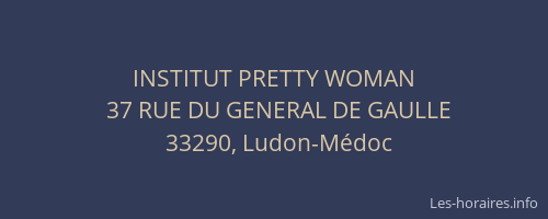 INSTITUT PRETTY WOMAN