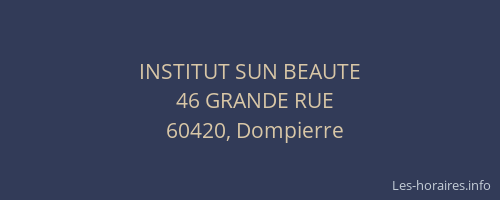 INSTITUT SUN BEAUTE
