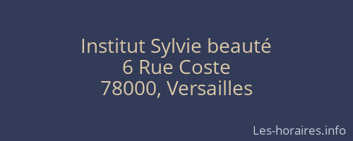 Institut Sylvie beauté