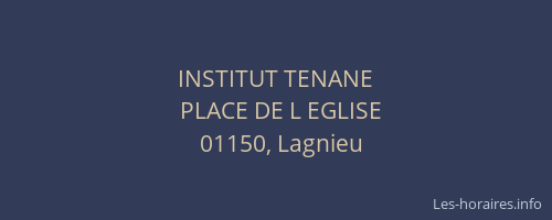 INSTITUT TENANE